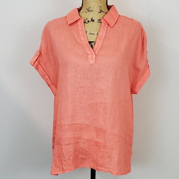 Nicole Miller Tops - Nicole Miller linen tunic sz M
